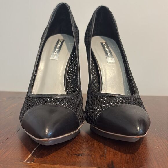 BCBGMaxAzria Mesh Ma-Kassia Black Stilletto Size 8.5 M - Picture 10 of 15